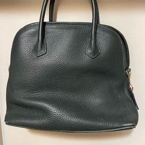Coach Dark Green Leather Handbag